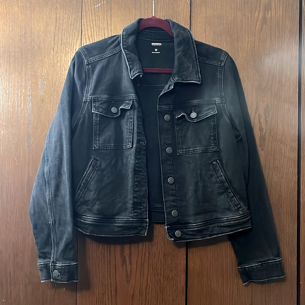 Women’s Sonoma grey-black denim jacket